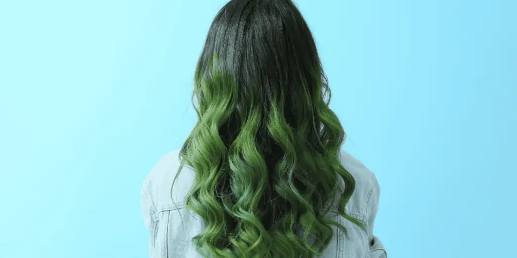 green hair